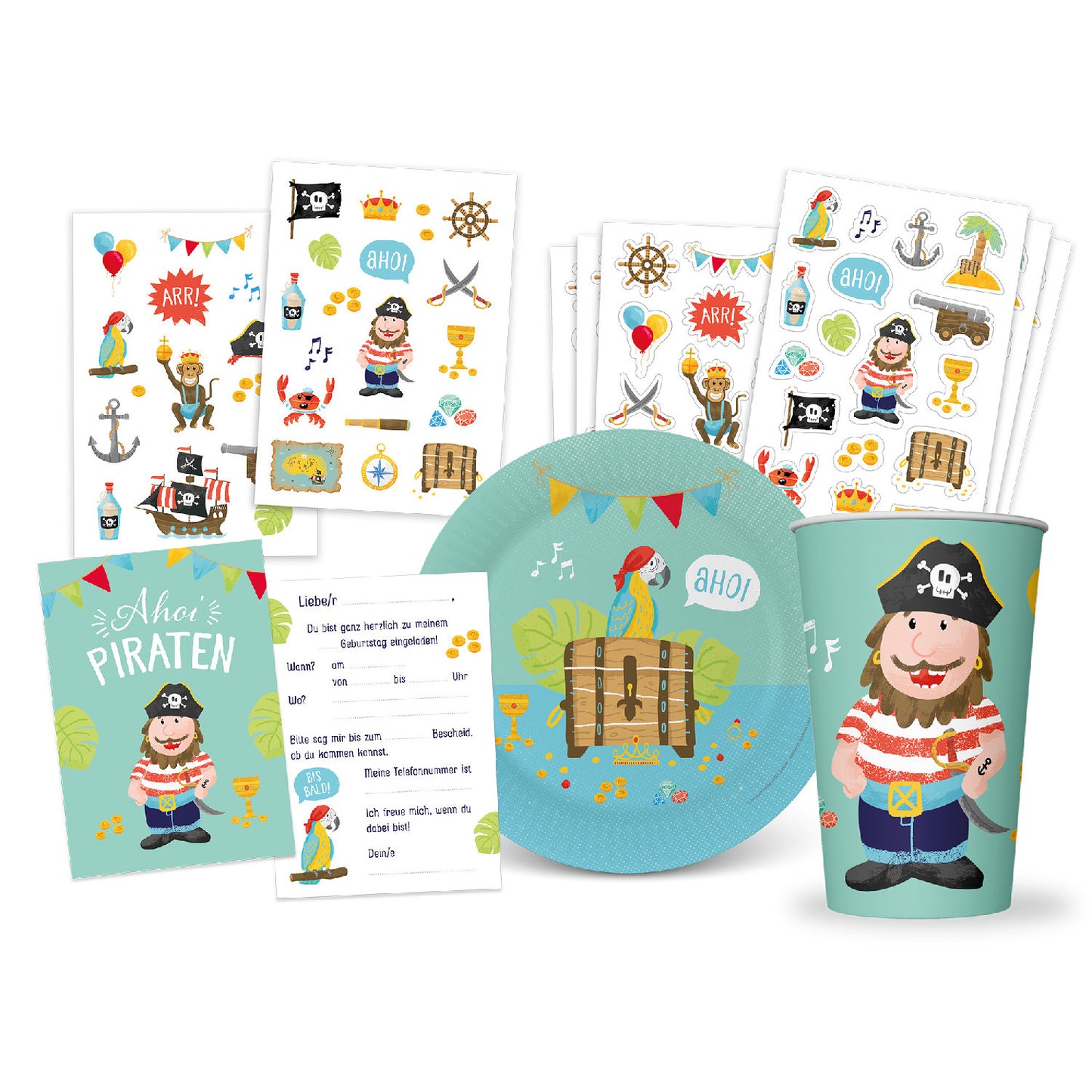 Sonstiges Set Kindergeburtstag Pirat