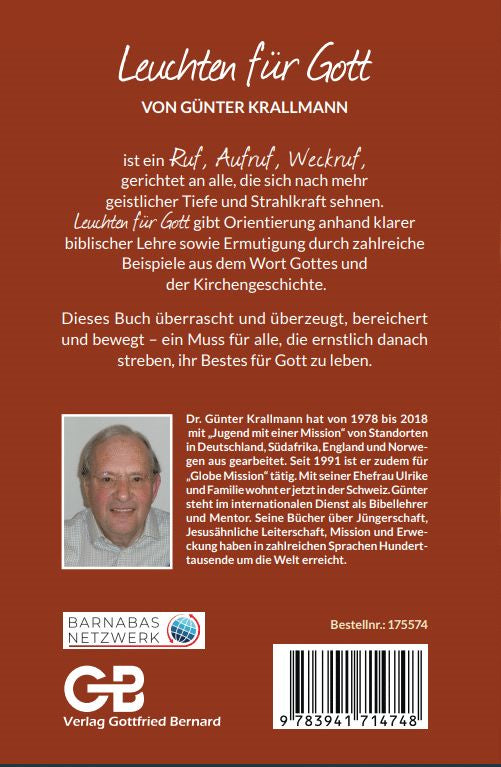 Buch Leuchten für Gott