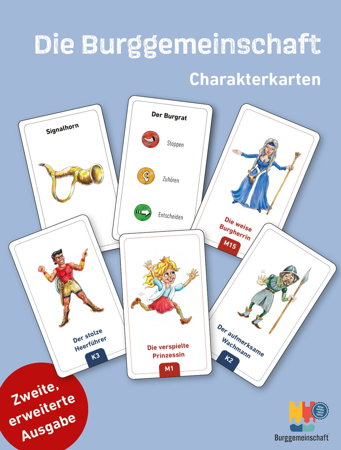 Buch Die Burggemeinschaft - Charakterkarten
