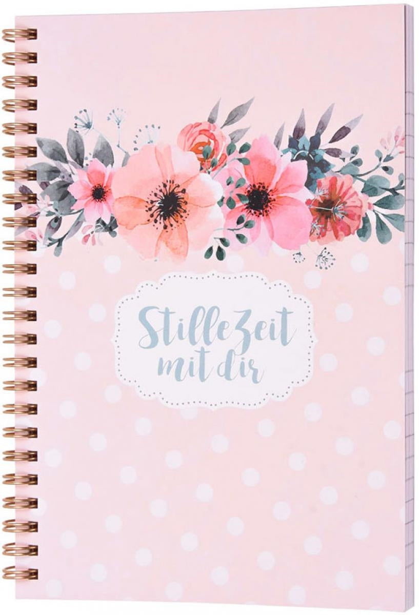 Karte Stille Zeit mit Dir - Motiv Blumen