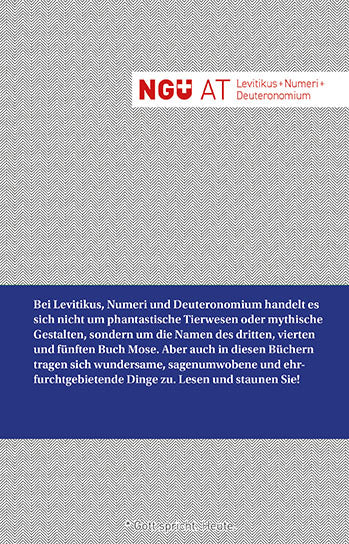 Buch NGÜ AT: Levitikus + Numeri + Deuteronomium