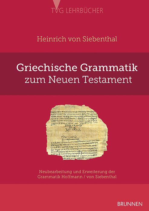 Buch Griechische Grammatik zum Neuen Testament