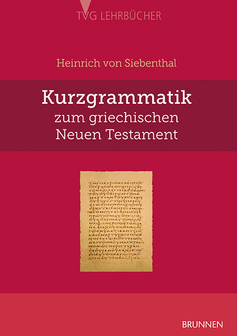 Buch Kurzgrammatik zum griechischen Neuen Testament