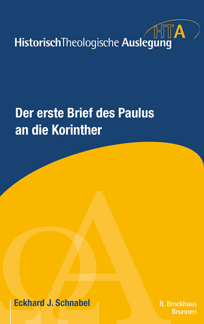 Buch Der erste Brief des Paulus an die Korinther