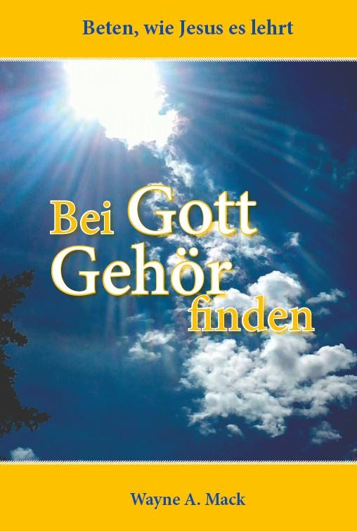 Buch Bei Gott Gehör finden