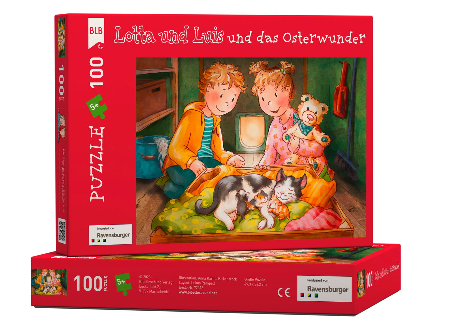 Spiele-Box Puzzle Lotta und Luis und das Osterwunder 100 Teile