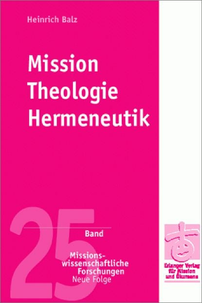 Buch Mission - Theologie - Hermeneutik