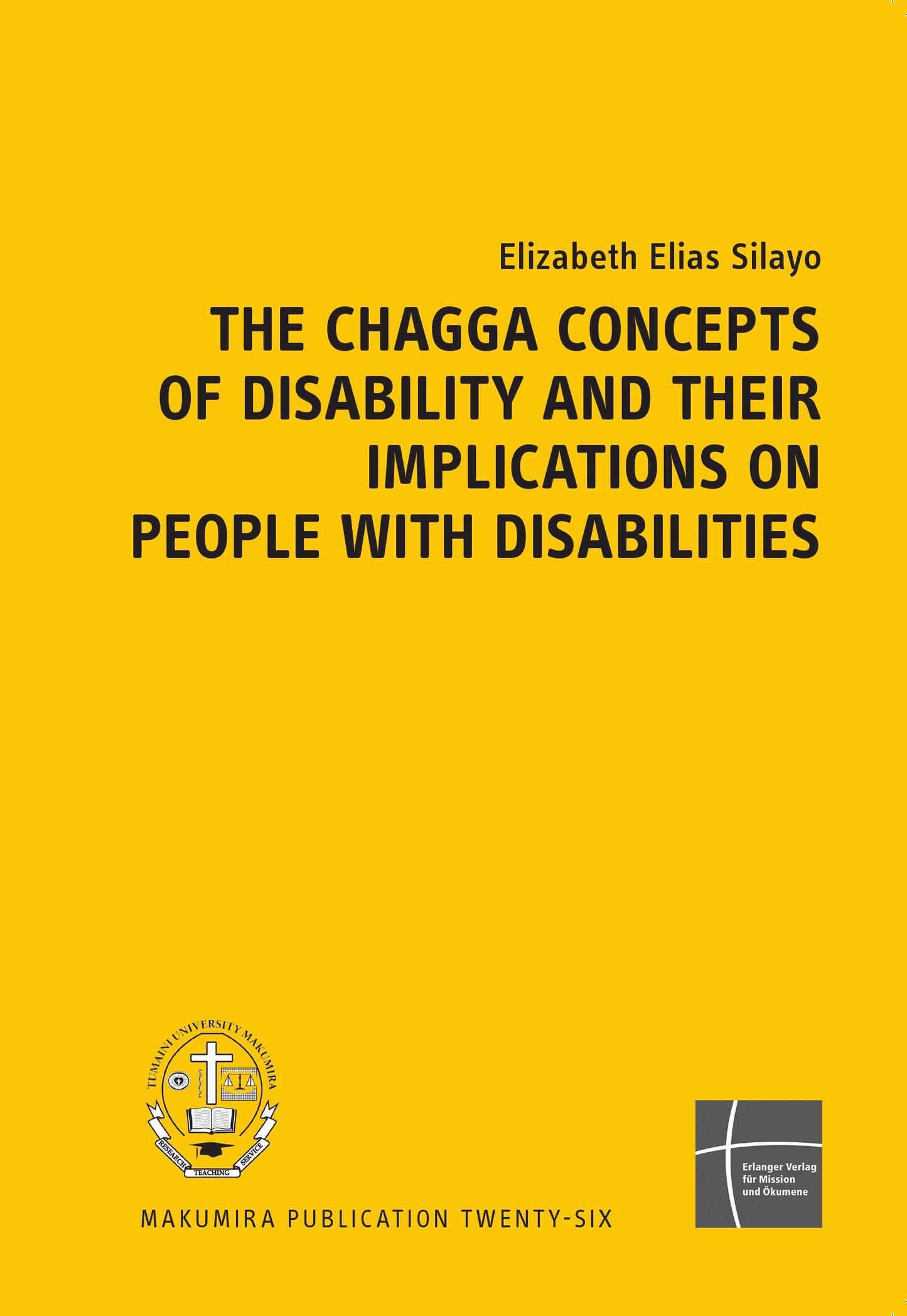 Buch Chagga Concepts of Disability