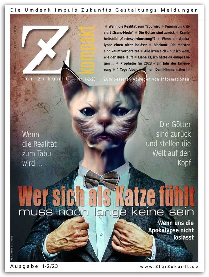 Buch Z Kompakt 1-2/23 Wer sich als Katze fühlt. muss noch lange k