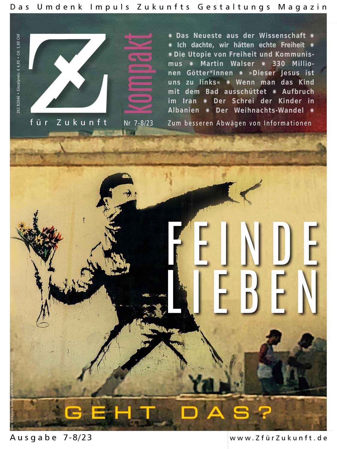 Buch Z Kompakt 7-8/2023 Feinde lieben - geht das?
