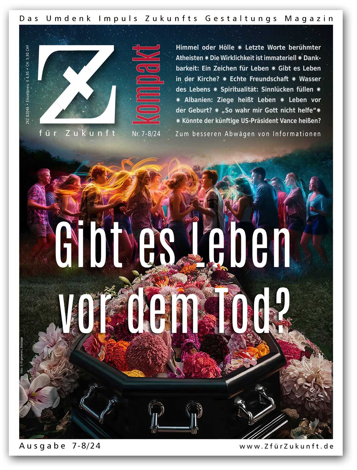 Buch Z Kompakt 7-8/24 Gibt es Leben vor dem Tod?