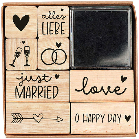 Sonstiges Stempel-Set Hochzeit