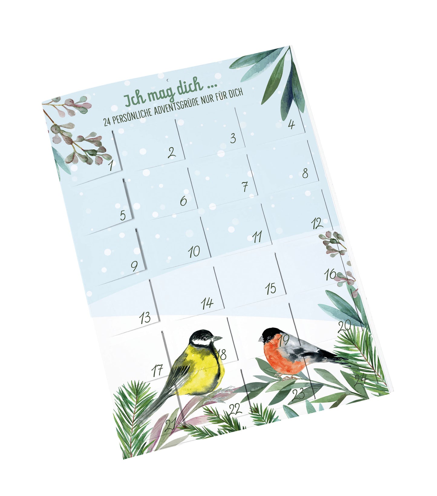 Sonstiges Ich mag dich - 24 persönliche Adventsgrüße nur für dich