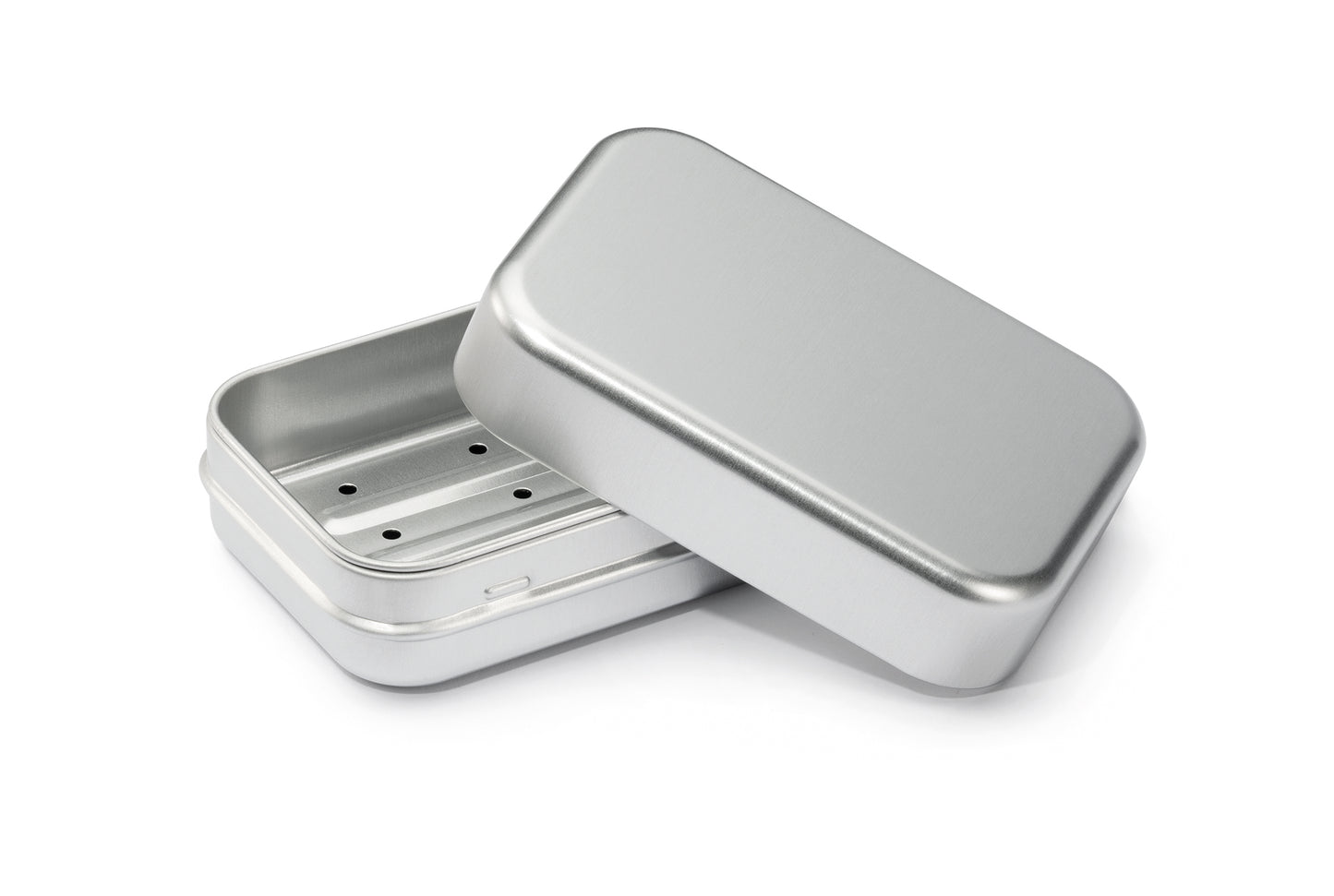 Nonbook Saatvogel Seifendose aus Aluminium