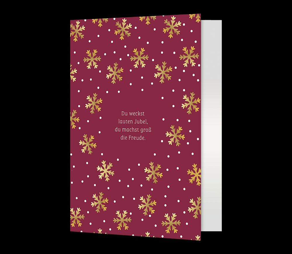 Karte Kartenbox Weihnachten - gesegnete Weihnachtszeit