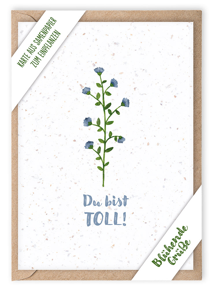 Karte Du bist toll!