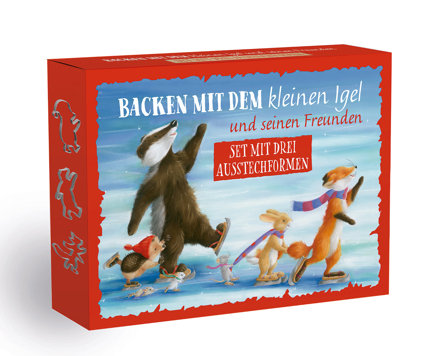 Karte Backen mit dem kleinen Igel - Plätzchenausstecherset