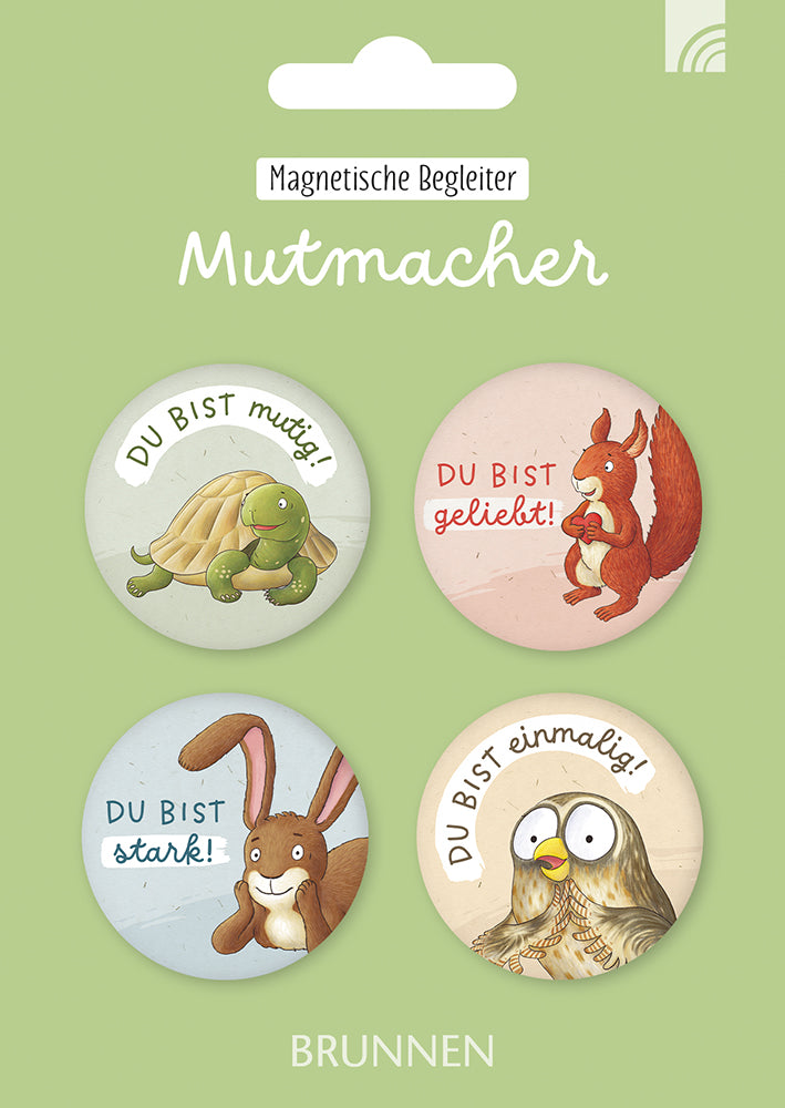 Magnet Mutmacher (Magnet-Set) 4 Ex.