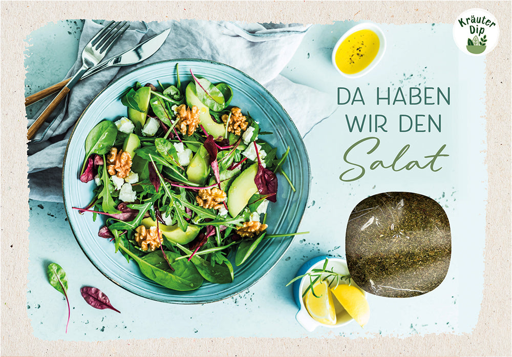 Karte Da haben wir den Salat!