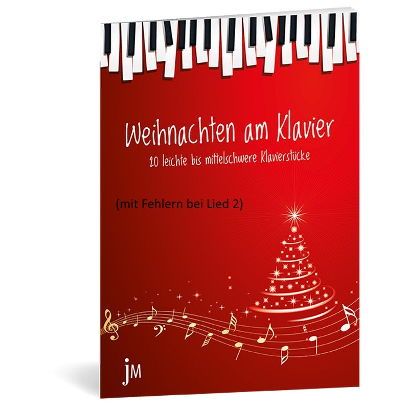 Buch Weihnachten am Klavier - Mängelexemplar