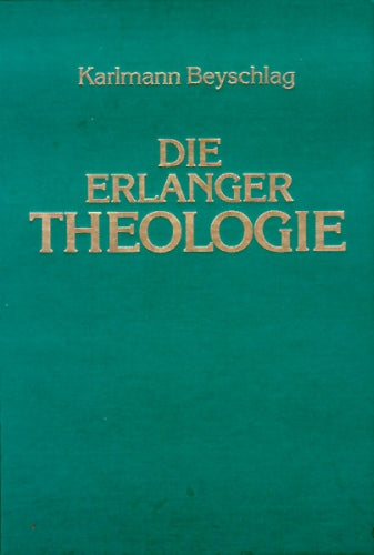Buch Die Erlanger Theologie