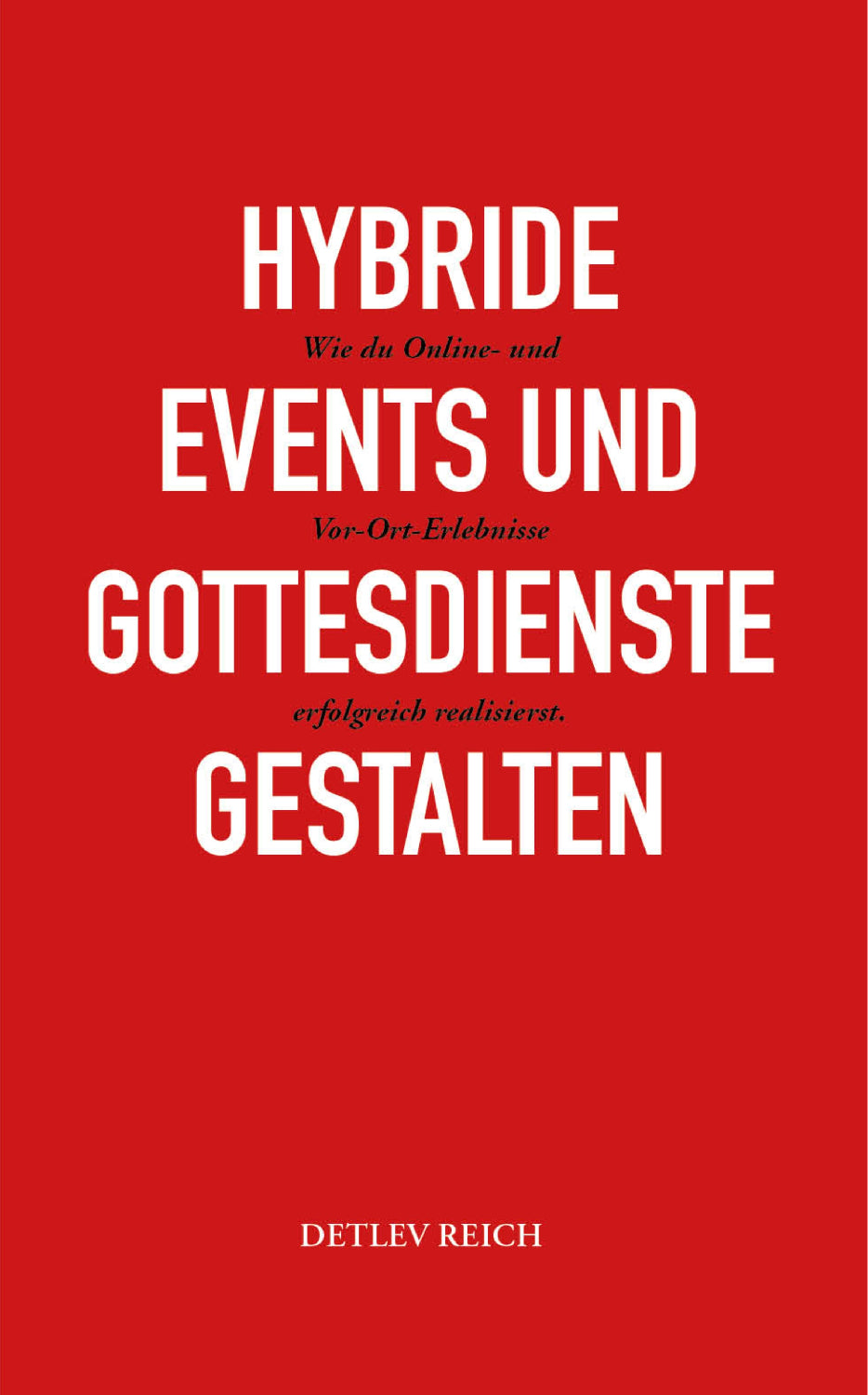 Buch Hybride Events und Gottesdienste gestalten
