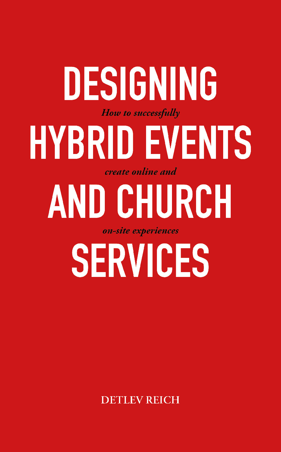 Buch Design hybrid events and church services