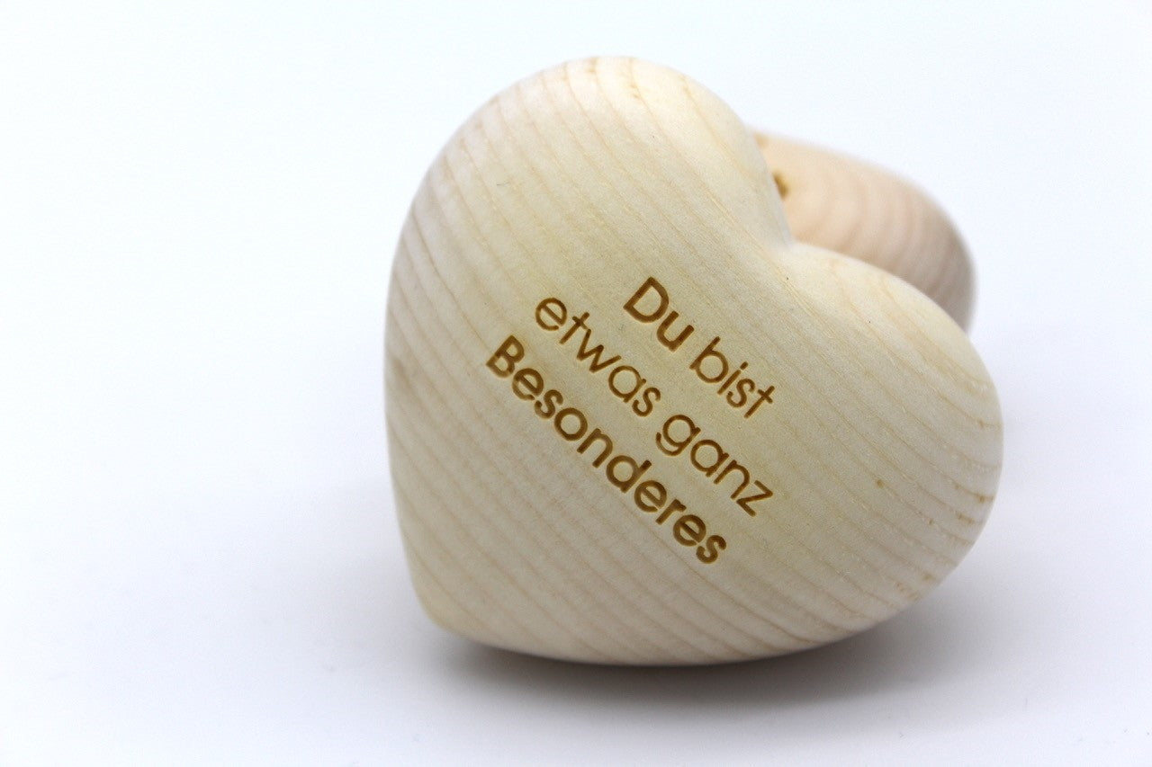 Sonstiges Zirbenholz-Herz Du bist etwas ganz besonderes