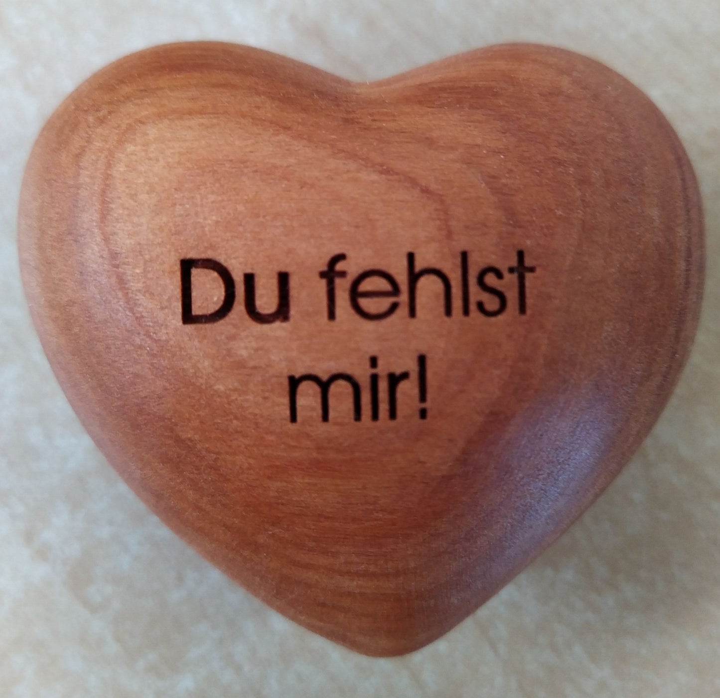 Sonstiges Holzherz Du fehlst mir!