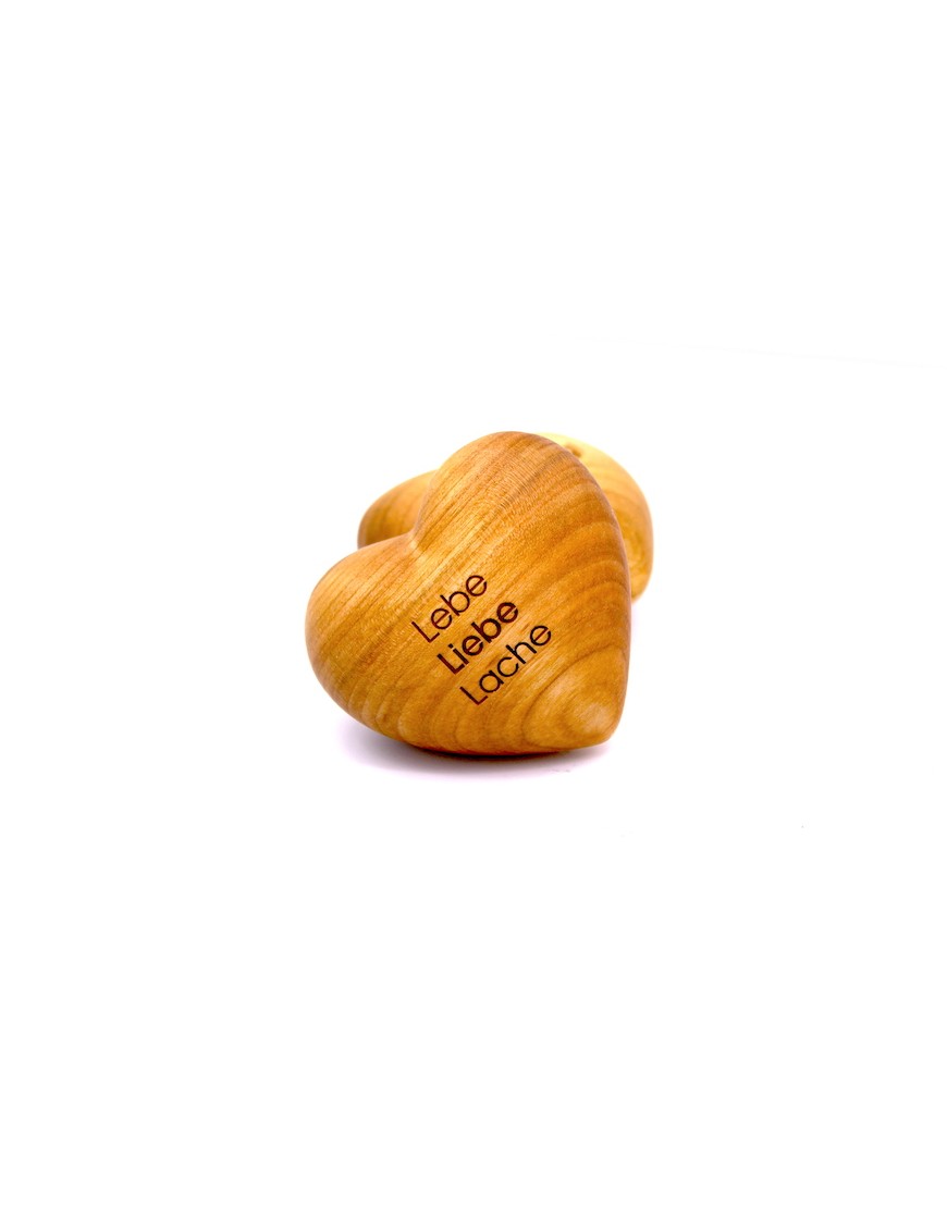 Sonstiges Holzherz Lebe. liebe. lache!