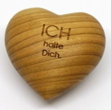 Sonstiges Holzherz Ich halte dich