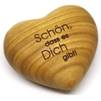 Sonstiges Holzherz Schön. dass es Dich gibt!