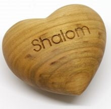 Sonstiges Holzherz Shalom