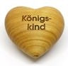 Sonstiges Holzherz Königskind