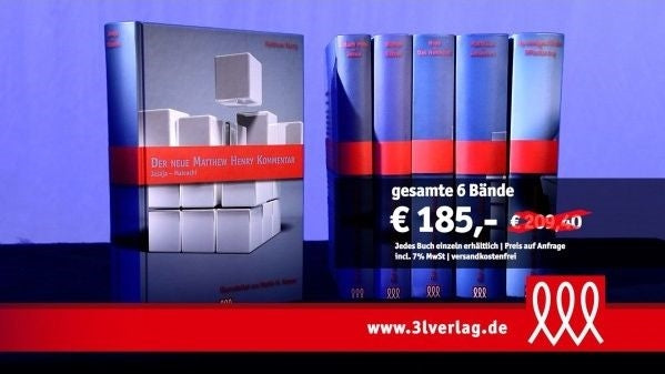 Buch Paket Der neue Matthew Henry Kommentar - 6 Bände