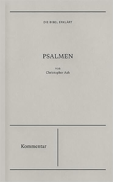 Buch Psalmen (Kommentar)