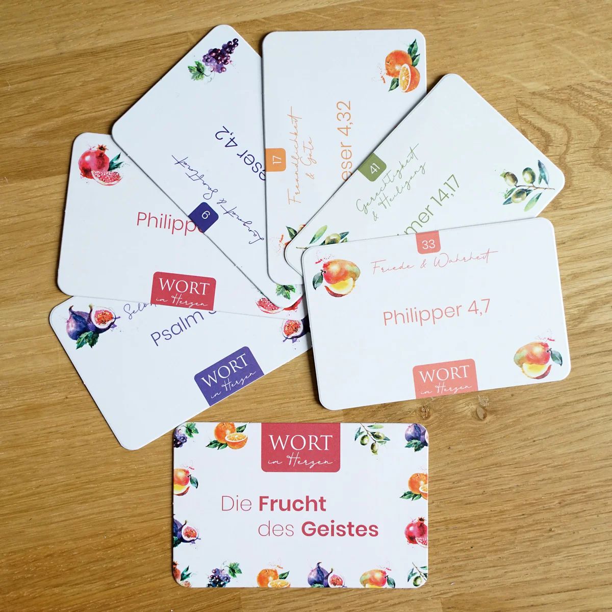 Buch Frucht des Geistes - 48 Karten mit Box