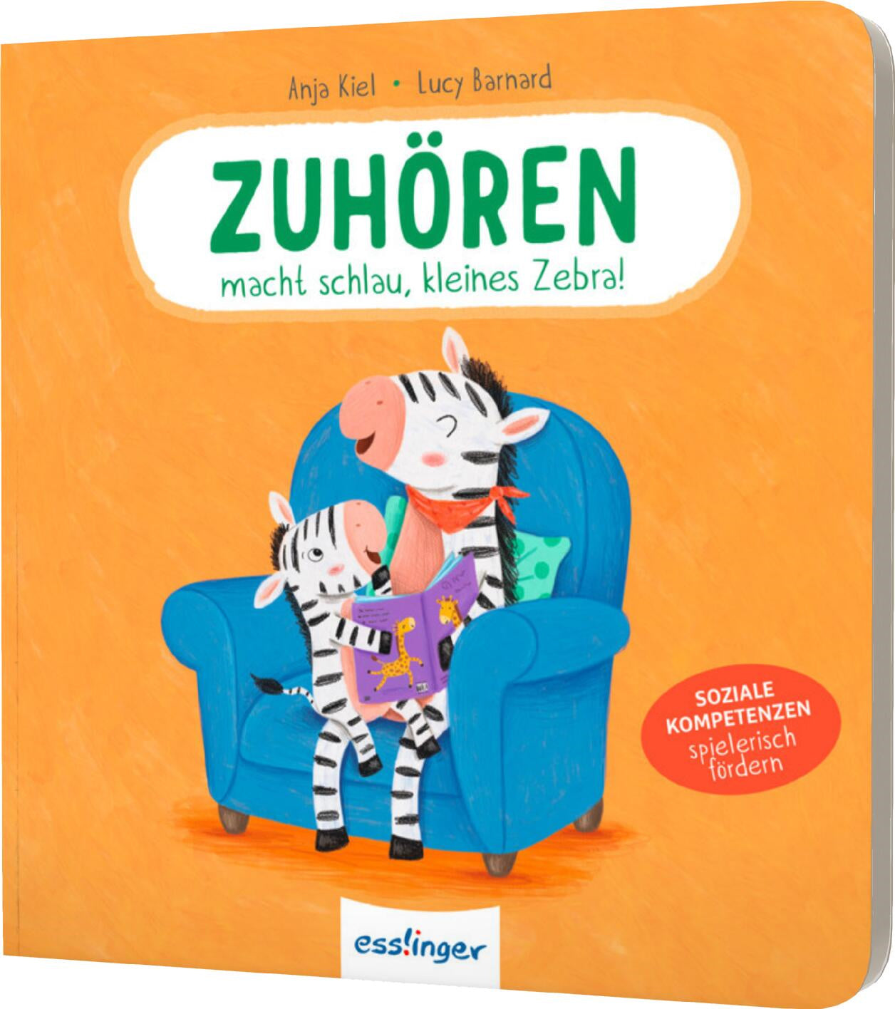 Buch Zuhören macht schlau. kleines Zebra!