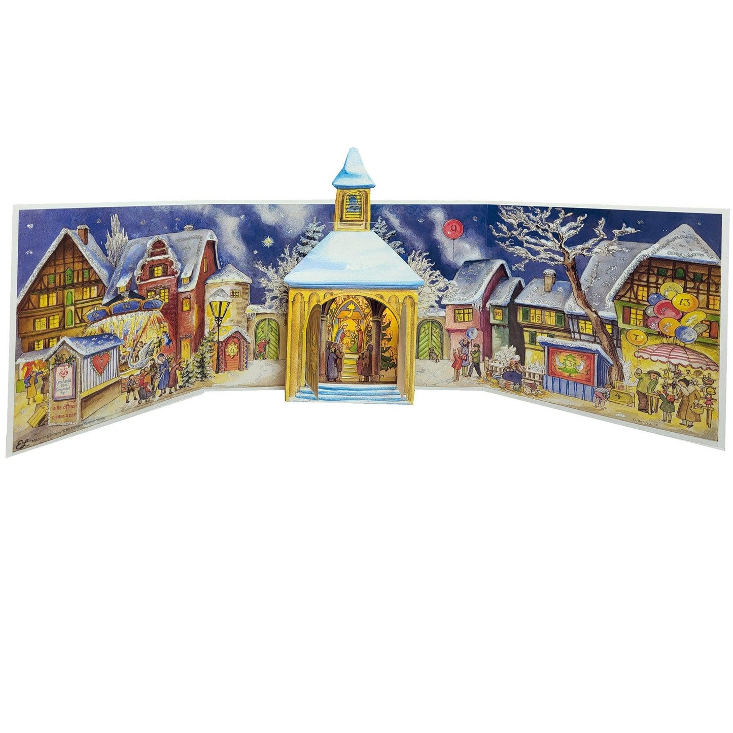 Sonstiges Panorama-Adventskalender Kapellenplatz