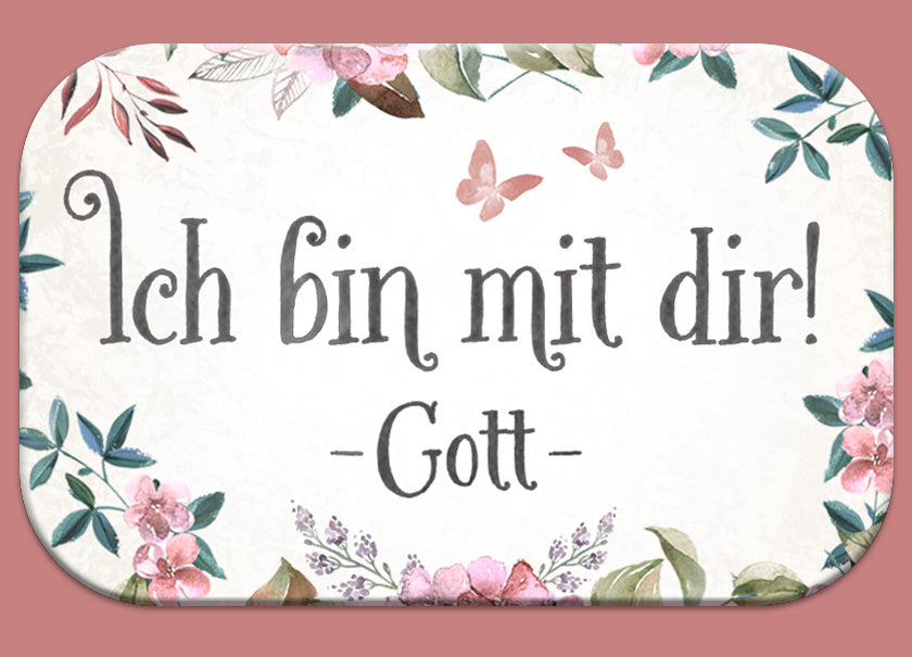 Magnet Mag Blessing Ich bin mit dir! Gott