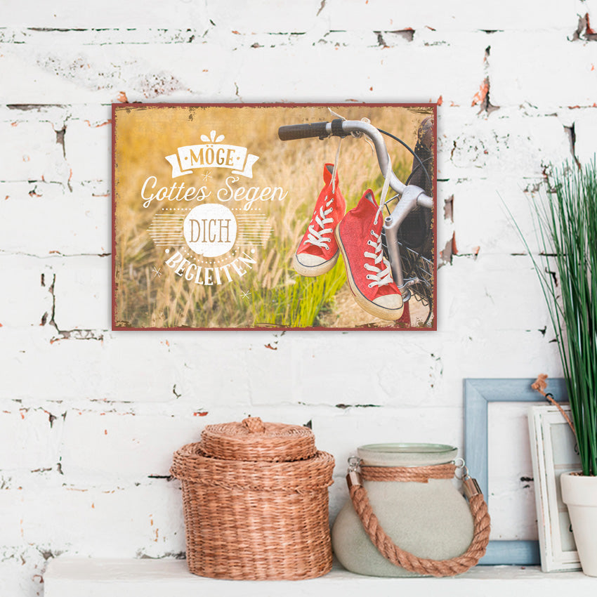 Sonstiges Metallschild Möge Gottes Segen ...