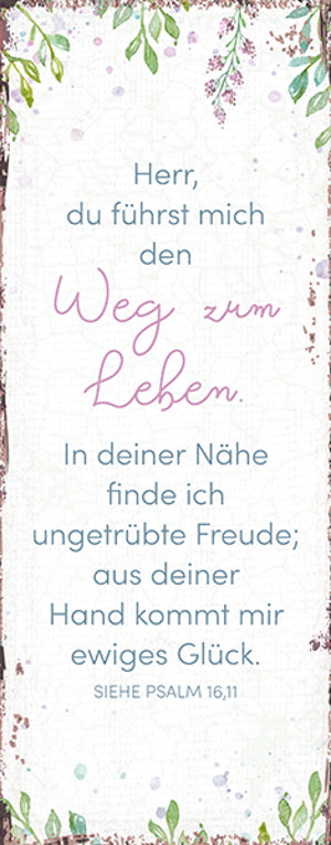 Sonstiges Metallschild Herr. du führst mich ...
