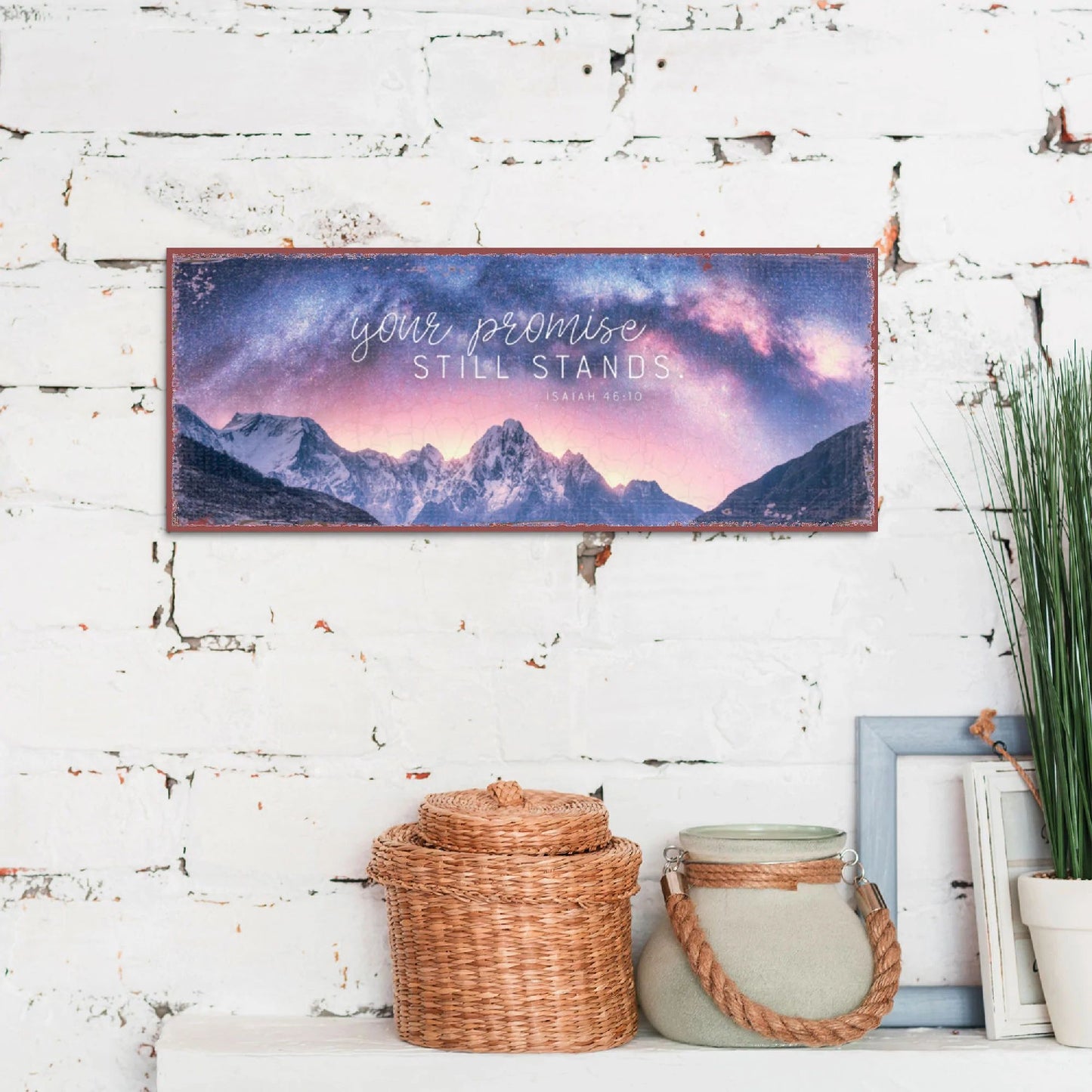 Sonstiges Metallschild Your Promise still stands