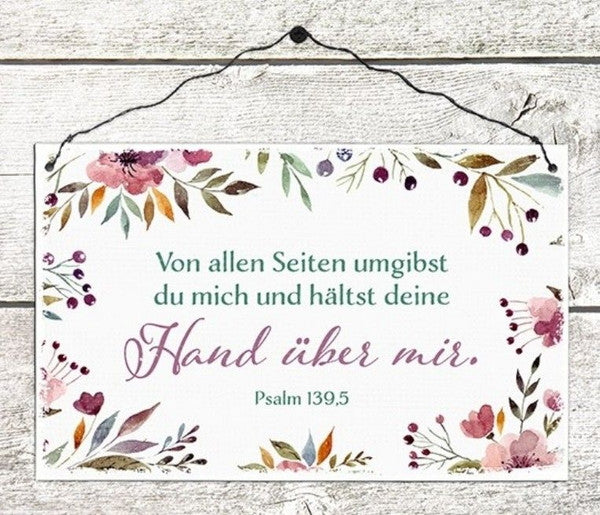 Sonstiges Holzschild groß Von allen Seiten umgibst ...