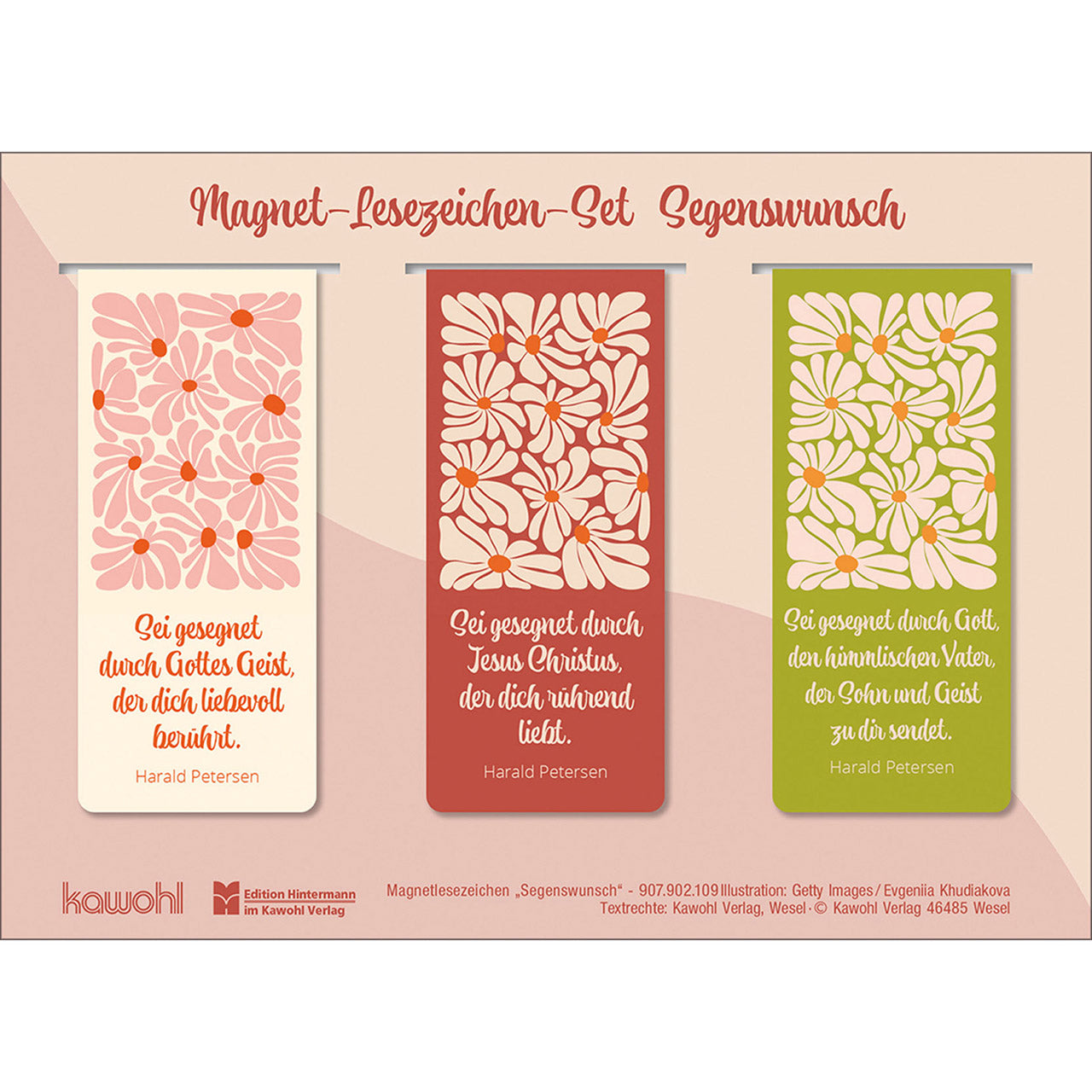 Magnet Magnet-Lesezeichen-Set Sei gesegnet