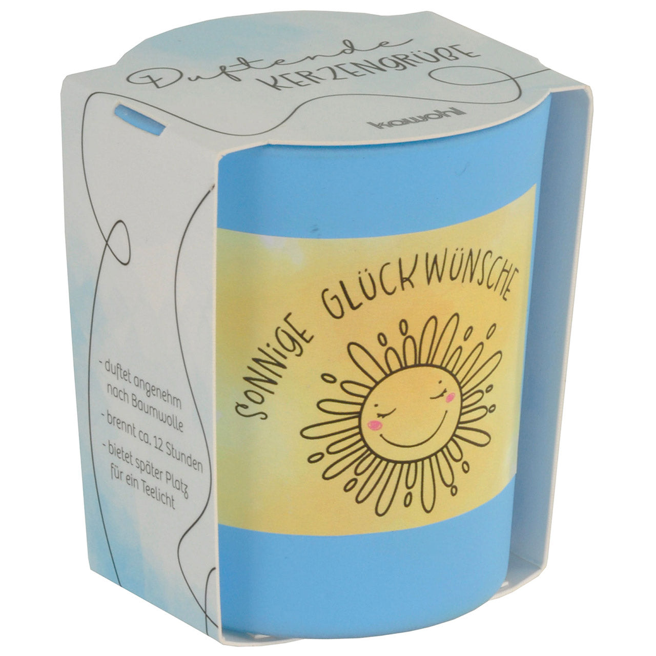 Sonstiges Duftkerze Sonnige Glückwünsche