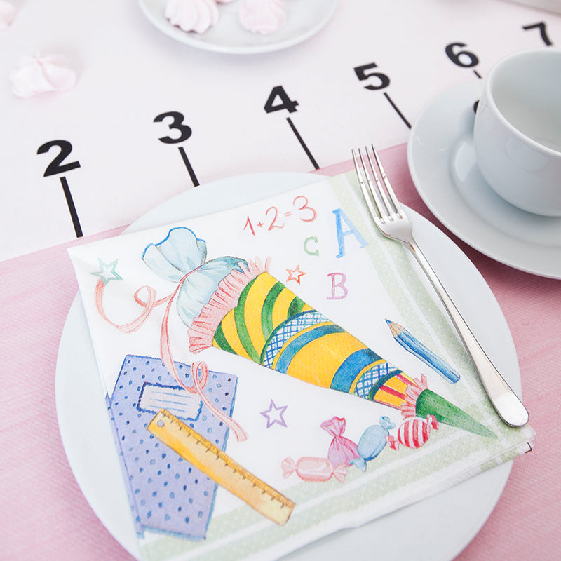 Sonstiges Servietten Schulanfang 20 Ex.