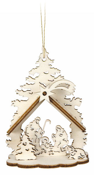 Sonstiges Baumschmuck Minikrippe mehrteilig