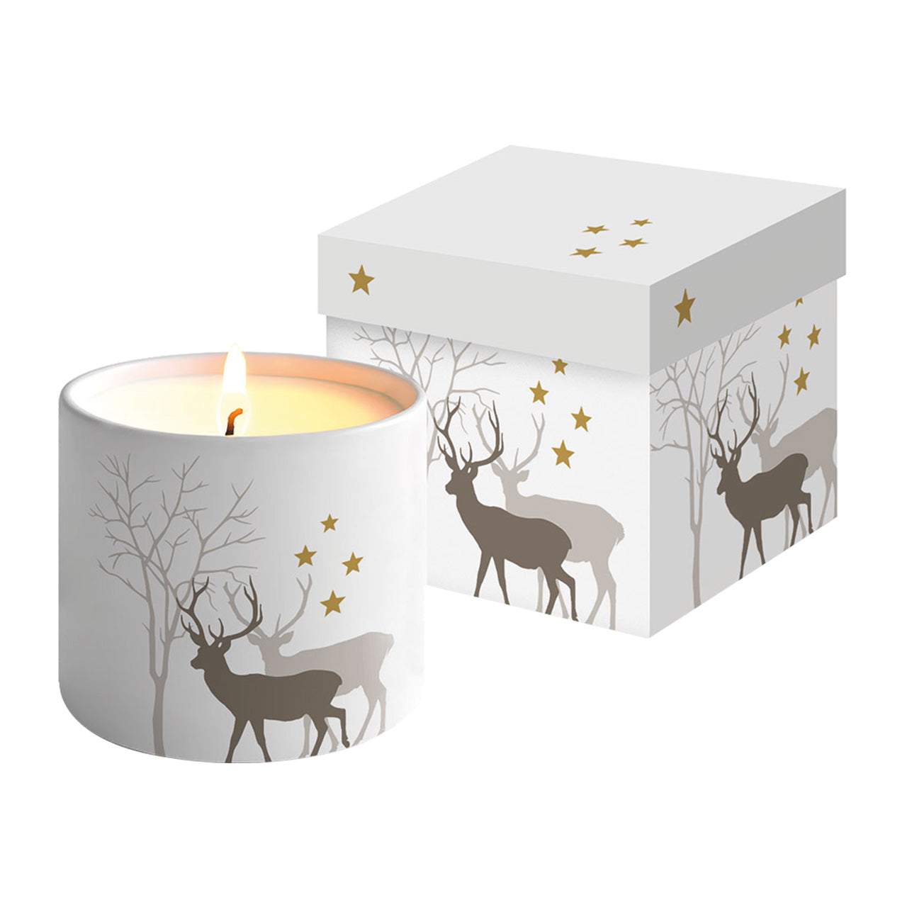 Sonstiges Kerze Winter Hirsch in Box