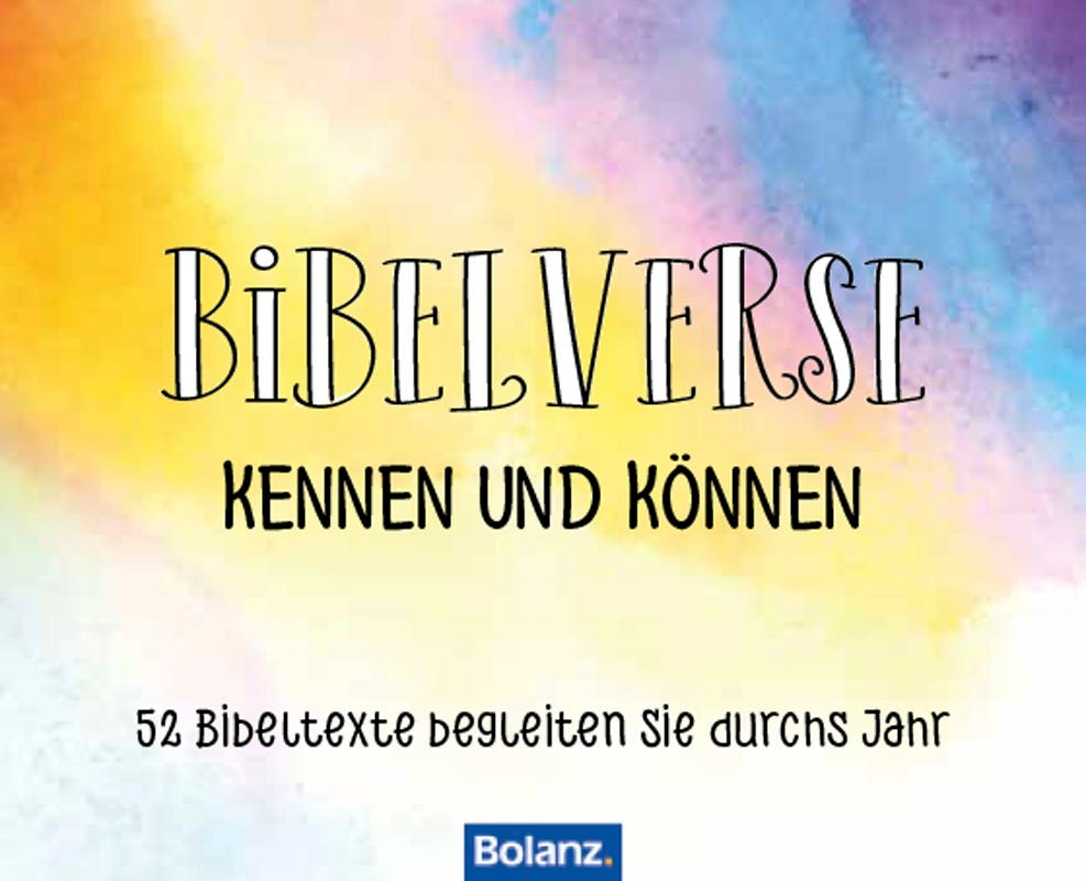 Sonstiges Bibelverse kennen und können